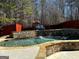 Backyard features a gorgeous swimming pool and stone accents at 4683 Derby Loop, Fairburn, GA 30213