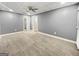 Finished basement bedroom featuring recessed lighting, walk out, and a ceiling fan at 102 Pinegate Rd, Peachtree City, GA 30269
