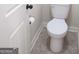 This bathroom features a standard toilet with white door and hardware at 276 Arborview Dr, Mcdonough, GA 30252