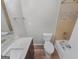 This bathroom features a granite countertop and a tile shower surround at 2725 St Augustine Trl, Marietta, GA 30067