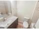 This bathroom features a tile shower surround and a granite countertop at 2725 St Augustine Trl, Marietta, GA 30067