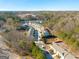 Aerial view showing a well-planned community with a central location and ample green spaces at 3232 Tarian Way, Decatur, GA 30034