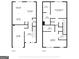 Floor plans featuring both first and second floors at 3232 Tarian Way, Decatur, GA 30034