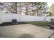 Expansive backyard featuring a privacy fence, lush lawn, and meticulously arranged mulch at 5790 Ridge Stone Way, Cumming, GA 30041