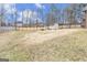 Large, fenced backyard with a storage shed, offering ample space for outdoor activities and storage at 224 Jester Ct, Mcdonough, GA 30252