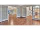 Open-concept entry way with access to the living room and staircase at 233 Spear Rd, Fayetteville, GA 30215