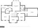 Floor plan showcasing primary bedroom with en-suite bathroom, walk-in closets, and the layout of additional bedrooms at 233 Spear Rd, Fayetteville, GA 30215