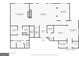 Detailed floor plan showing primary bedroom, living room, kitchen, dining room and garage at 3192 Paces Mill Se Rd, Atlanta, GA 30339