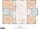 Floor plan of a home highlighting the room layouts and total square footage at 505 Phillips Dr, Palmetto, GA 30268