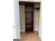 Walk in closet has shelving and space for storage at 2577 Headland Dr, East Point, GA 30344