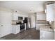 Modern kitchen with stainless steel appliances, granite countertops, and ample cabinet space at 3822 Holland Dr, Snellville, GA 30039