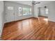 Inviting living area boasts refinished hardwood floors and recessed lighting at 2117 Keheley Dr, Decatur, GA 30032