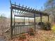 Gazebo at the end of a large green yard overlooking a tranquil lake at 160 Allie Dr, Mcdonough, GA 30252