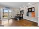 Finished basement recreation room features a walk out to the backyard at 160 Allie Dr, Mcdonough, GA 30252