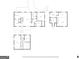 Full floor plan showing layouts for floors one, two, and three of the home at 630 Stoney Point Rd, Bowdon, GA 30108
