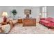 Spacious home office features beautiful hardwood floors and classic decor at 120 Middleton Dr, Peachtree City, GA 30269