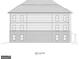 Detailed architectural drawing displays the north elevation of a multi-story condo building at 1000 Blair Ln # 302, Peachtree City, GA 30269