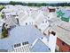 Aerial view of a vibrant residential community showcasing diverse architectural styles at 135 Kelmscott Ln, Fayetteville, GA 30214