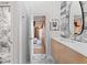 Hallway with marble floors, leading to a bedroom and bathroom at 612 Champions Dr, Mcdonough, GA 30253