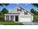 Charming single-Gathering home with a two-car garage, well-maintained lawn, and beautiful landscaping at 741 Myrica Ave, Locust Grove, GA 30248