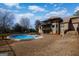Beautiful backyard featuring a large home with a pool at 1408 Hemphill Rd, Stockbridge, GA 30281
