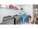 Functional laundry room featuring modern appliances, plenty of storage space, and lots of room to work at 1408 Hemphill Rd, Stockbridge, GA 30281