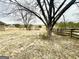 A tree providing shade along a rustic wooden fence at 3210 Rogers Rd, Mcdonough, GA 30252