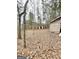 View of the woods and an old shed in a wooded area at 3210 Rogers Rd, Mcdonough, GA 30252