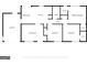 Schematic of the house layout showing the garage, bedrooms, bathrooms, and living areas at 9090 Dorsey Rd, Riverdale, GA 30274