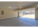 Spacious two car garage with automatic door opener and painted floor at 227 Lantana Dr, Locust Grove, GA 30248