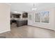 Modern kitchen boasts stainless steel appliances and granite countertops at 309 Coral Cir, Mcdonough, GA 30253