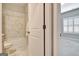 Bathroom featuring a tub with modern tile and a tiled shower at 625 Timberbrook Dr, Sharpsburg, GA 30277