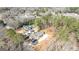 Aerial view showcasing home, pool, and surrounding neighborhood at 5167 Martin St, Covington, GA 30014