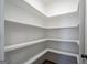 Walk-in pantry with white shelving provides ample storage for food and kitchen essentials at 5167 Martin St, Covington, GA 30014