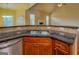 Eat-in kitchen features granite counters and stainless steel appliances at 1186 Diamond Xing, Mcdonough, GA 30252