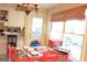 Dining area next to the kitchen with lots of natural light and outdoor views at 300 Legacy Ln, Peachtree City, GA 30269