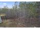 Tranquil backyard view with lush greenery and a partially visible wooden deck at 3195 Tackett Rd, Douglasville, GA 30135