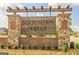 Elegant brick entrance sign for Southern Hills community with manicured landscaping at 1653 Sungrown Way, Mcdonough, GA 30253