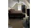 Neutral bedroom featuring a window, television, and ceiling fan at 3223 Thornecreek Dr, Douglasville, GA 30135