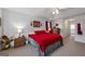 Bright main bedroom featuring neutral walls, wooden furniture and ample natural light at 391 Hickory Lake Dr, Acworth, GA 30101