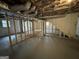 Unfinished basement with exposed ductwork and a wood-framed structure at 2430 Fern Valley Ct, East Point, GA 30344