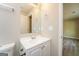 Bathroom featuring a toilet and vanity with a mirror at 430 Birch Se Ln, Conyers, GA 30094