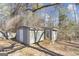 Backyard shed providing storage and utility at 742 Wilkes Dr, Loganville, GA 30052