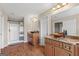 Elegant bathroom boasts granite countertops, a vessel sink, and a neutral color palette at 45 George Wynn Rd, Palmetto, GA 30268