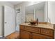 Bathroom showcasing granite countertop, bowl sink, and stylish fixtures at 45 George Wynn Rd, Palmetto, GA 30268