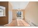 Dining room featuring hardwood floors and sliding door access to backyard at 5119 Hill Farm Ne Dr, Woodstock, GA 30188