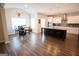 Open concept kitchen featuring a center island and a breakfast nook at 337 Paynes Lake Rd, Carrollton, GA 30116