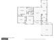 Detailed floorplan showing layout of home including 3 bedrooms, 2 bathrooms, kitchen, and garage at 2768 Southpark Sw Blvd, Conyers, GA 30094