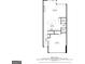 Floor plan of first floor featuring kitchen, living room, garage, and more at 118 Via Roma, Woodstock, GA 30188