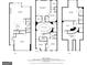 Floor plans show first, second, and third floors featuring kitchen, bedrooms, living room, garage, and more at 118 Via Roma, Woodstock, GA 30188